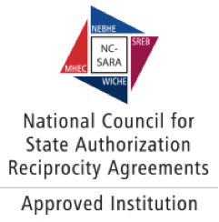 National Council for State Authorization Reciprocity Agreements: Approved Institution (logo)